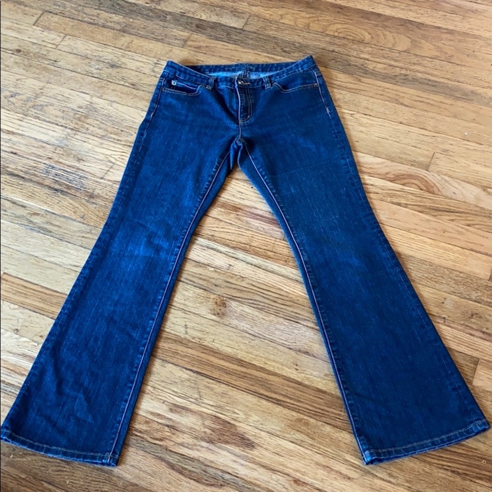 Michael Kors • Flare Leg Dark Denim Jeans